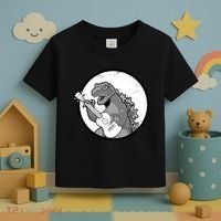 Acoustic Guitar Dinosaur Toddler T-Shirt thumb 3