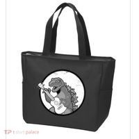 Acoustic Guitar Dinosaur Tote Bag thumb 3