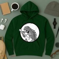 Acoustic Guitar Dinosaur Hoodie thumb 3