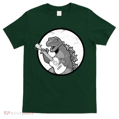 Acoustic Guitar Dinosaur T-Shirt