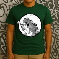 Acoustic Guitar Dinosaur T-Shirt thumb 3