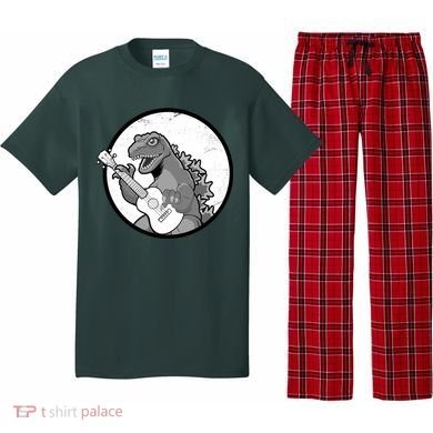 Acoustic Guitar Dinosaur Pajama Set