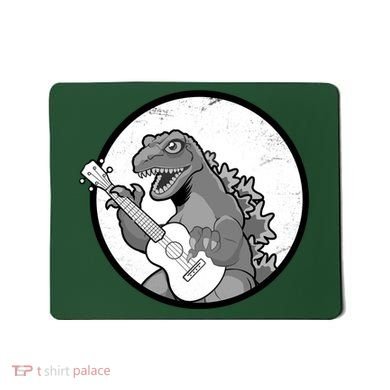 Acoustic Guitar Dinosaur Mousepad
