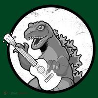 Acoustic Guitar Dinosaur Women's T-Shirt thumb 6
