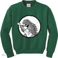Acoustic Guitar Dinosaur Kids Sweatshirt thumb 0