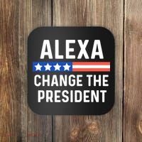 Alexa Change President Funny Usa Flag Coaster thumb 0