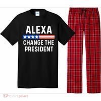 Alexa Change President Funny Usa Flag Pajama Set thumb 0