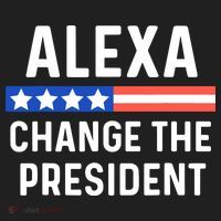 Alexa Change President Funny Usa Flag Golf Towel thumb 3