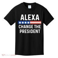 Alexa Change President Funny Usa Flag Kids T-Shirt thumb 0