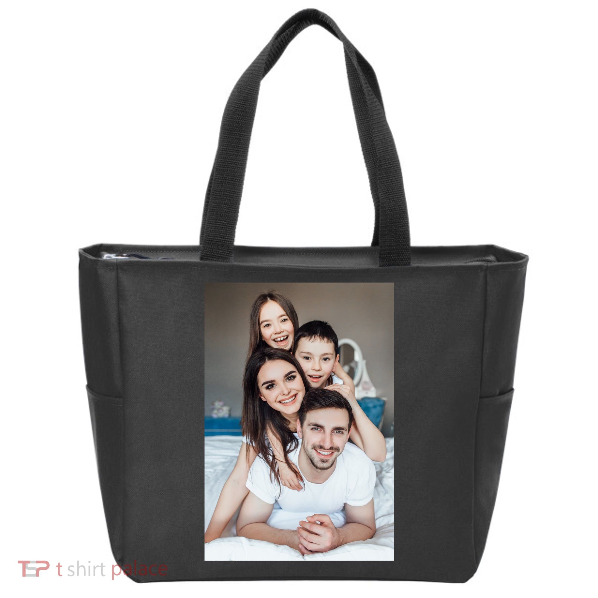 Add Custom Photo Picture Tote Bag