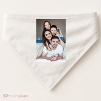 Add Custom Photo Picture USA-Made Doggie Bandana thumb 0