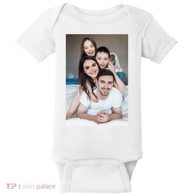 Add Custom Photo Picture Baby Bodysuit