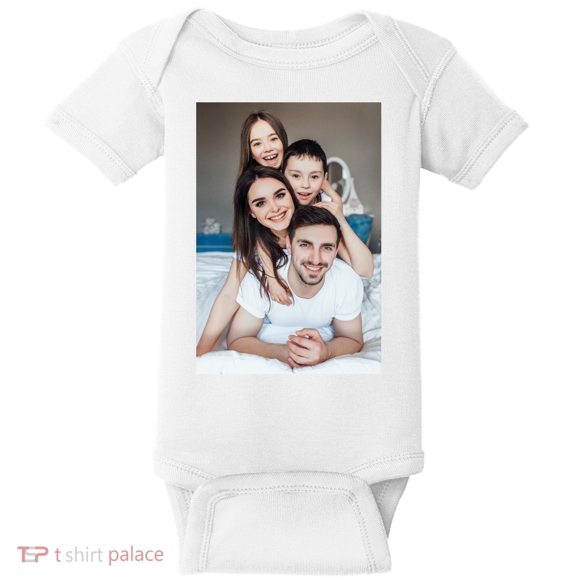 Add Custom Photo Picture Baby Bodysuit
