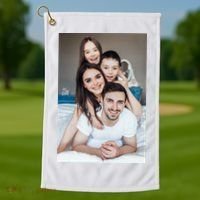 Add Custom Photo Picture Golf Towel thumb 1