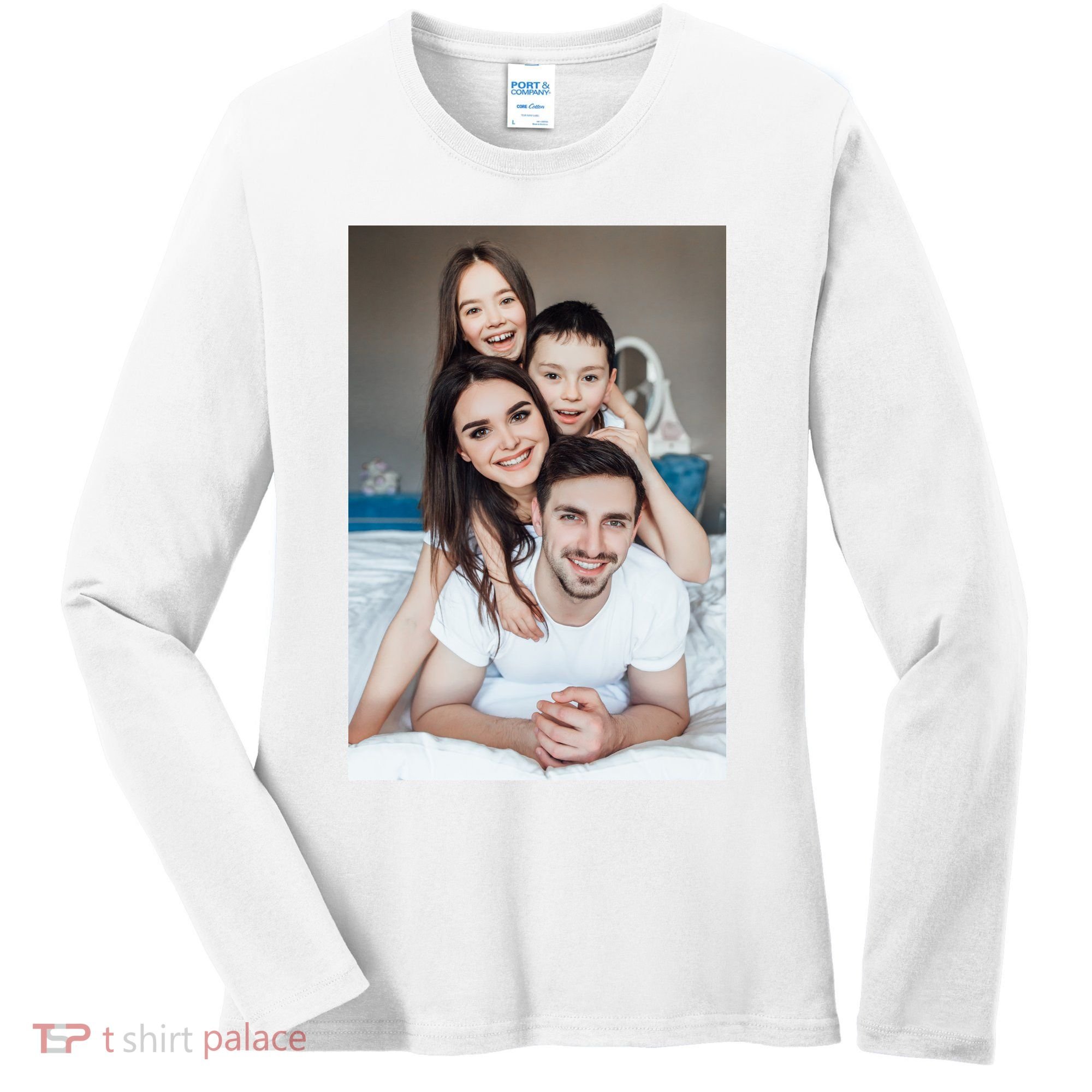 Add Custom Photo Picture Women's Long Sleeve Shirt
