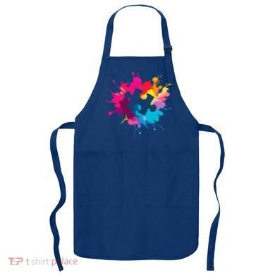 Autism Colorful Puzzle Piece Apron