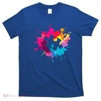 Autism Colorful Puzzle Piece T-Shirt thumb 0