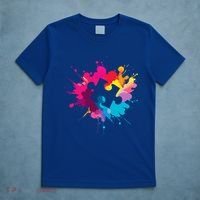 Autism Colorful Puzzle Piece T-Shirt thumb 5