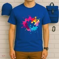 Autism Colorful Puzzle Piece T-Shirt thumb 6