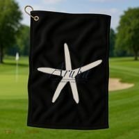 Aruba Caribbean Paradise Souvenir Cool Gift Starfish Gift Golf Towel thumb 1