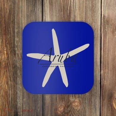 Aruba Caribbean Paradise Souvenir Cool Gift Starfish Gift Coaster
