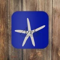 Aruba Caribbean Paradise Souvenir Cool Gift Starfish Gift Coaster thumb 0