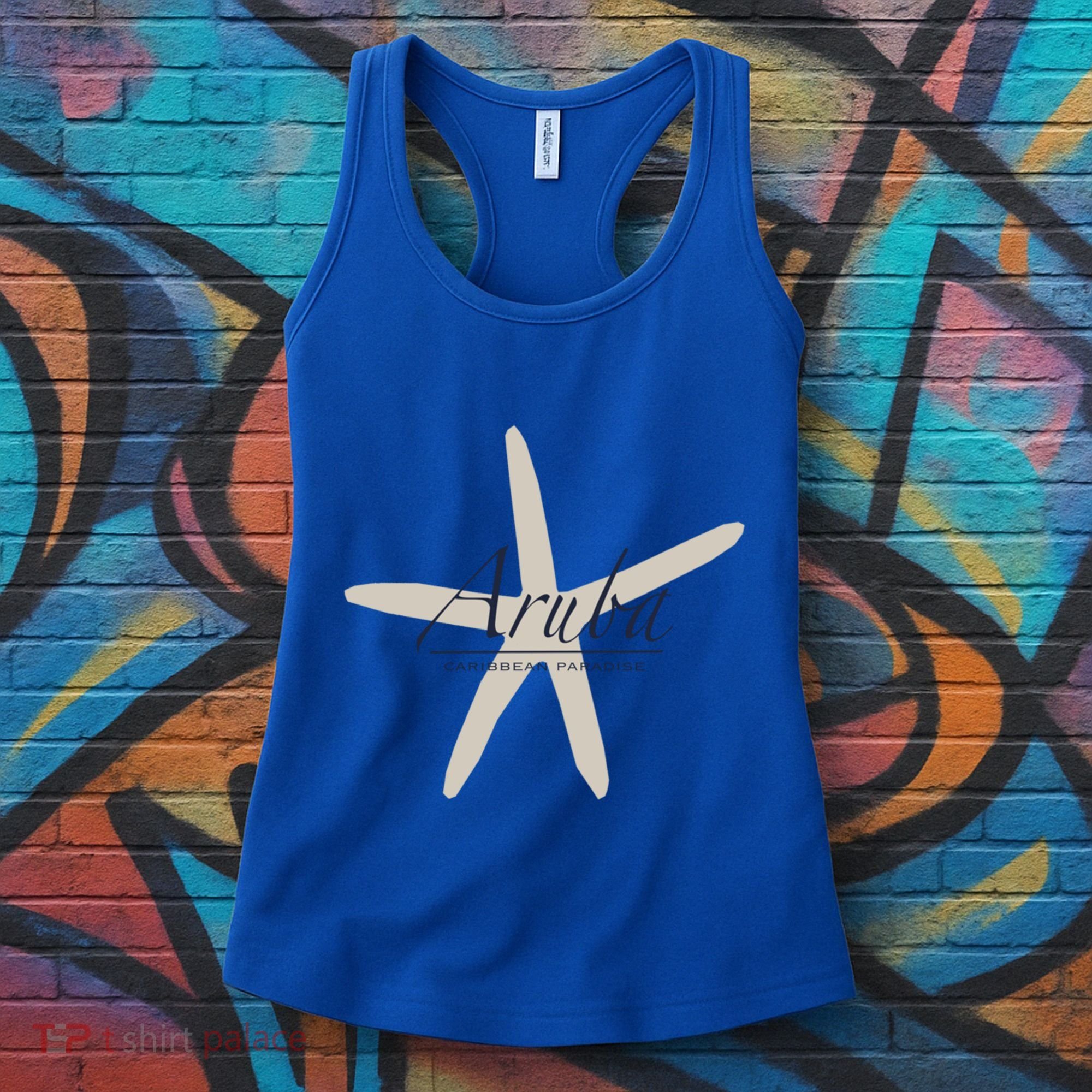 Aruba Caribbean Paradise Souvenir Cool Gift Starfish Gift Women's Tank Top