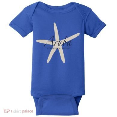 Aruba Caribbean Paradise Souvenir Cool Gift Starfish Gift Baby Bodysuit