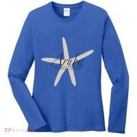 Aruba Caribbean Paradise Souvenir Cool Gift Starfish Gift Women's Long Sleeve Shirt thumb 0