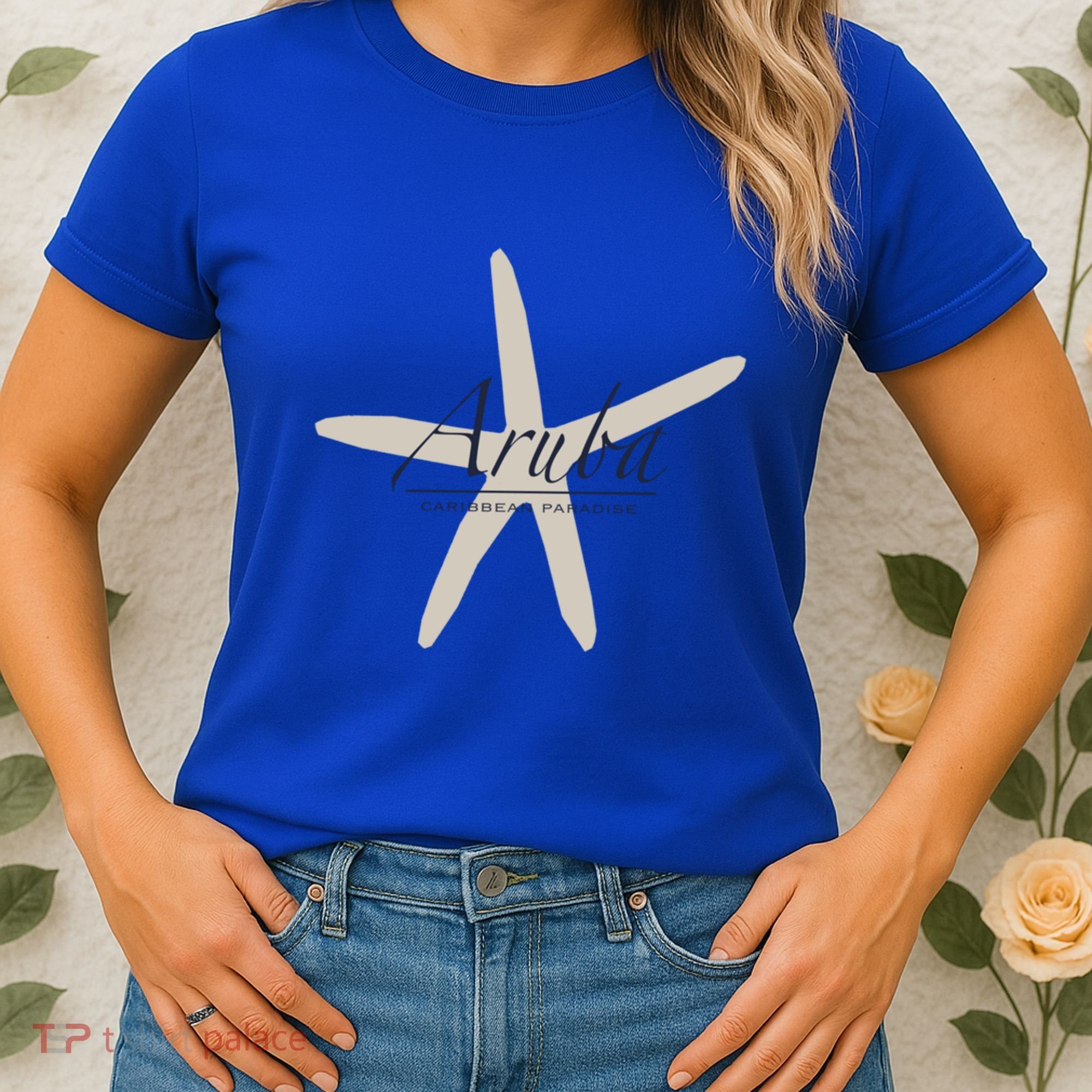 Aruba Caribbean Paradise Souvenir Cool Gift Starfish Gift Women's T-Shirt