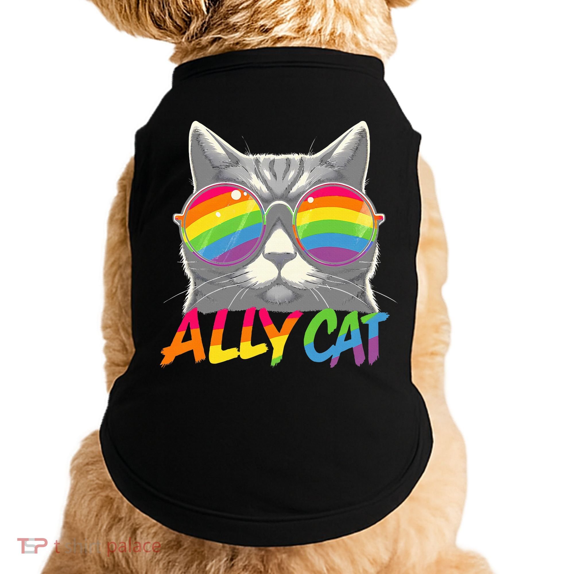 Ally Cat Pride Stuff Flag Lgbt Doggie Tank