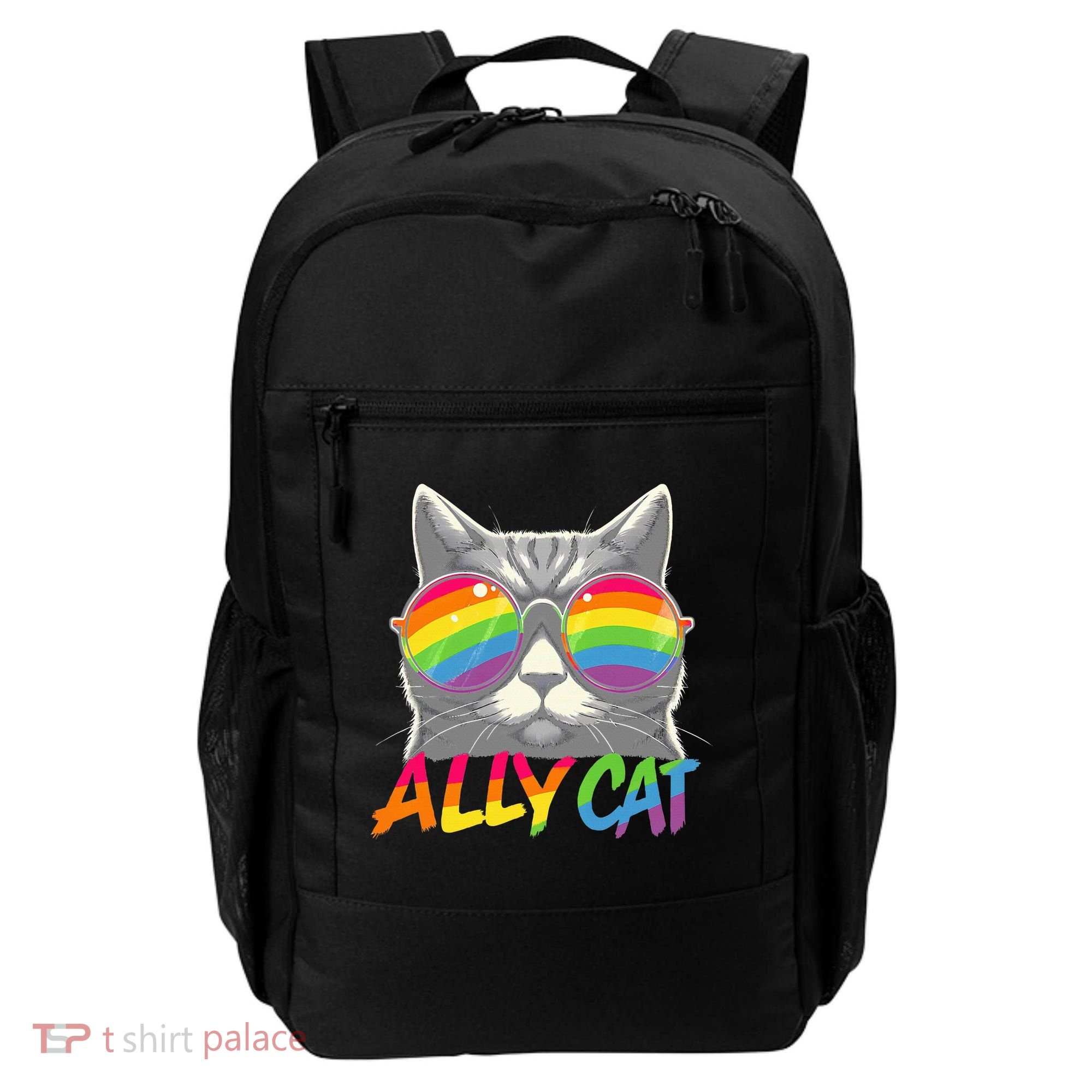 Ally Cat Pride Stuff Flag Lgbt Backpack