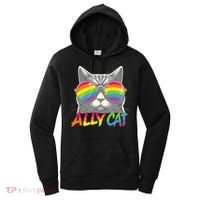 Ally Cat Pride Stuff Flag Lgbt Women's Hoodie thumb 0