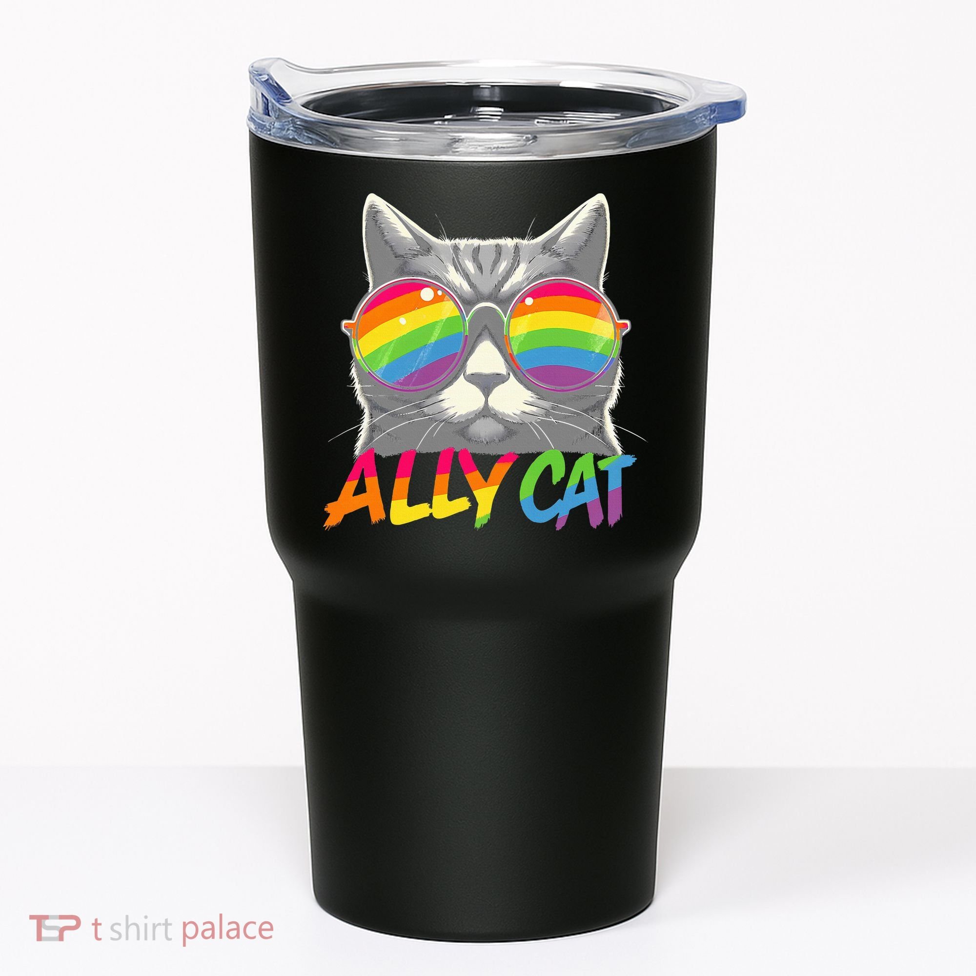 Ally Cat Pride Stuff Flag Lgbt Tumbler