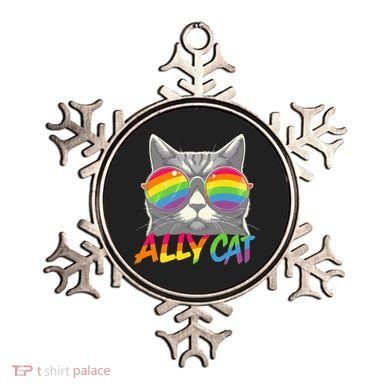 Ally Cat Pride Stuff Flag Lgbt Ornament