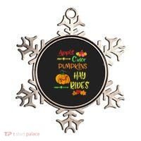 Apple Cider Pumpkins And Hayrides Cute Fall Ornament thumb 0