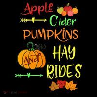 Apple Cider Pumpkins And Hayrides Cute Fall Ornament thumb 1