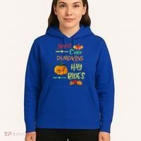 Apple Cider Pumpkins And Hayrides Cute Fall Hoodie thumb 5