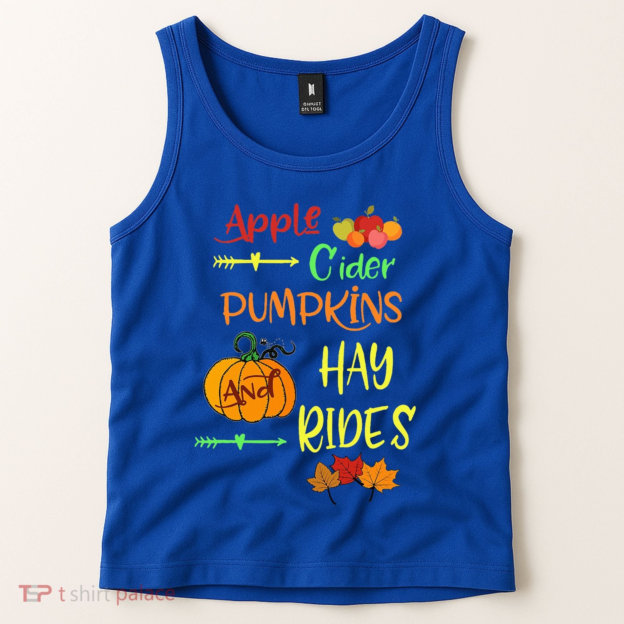Apple Cider Pumpkins And Hayrides Cute Fall Tank Top