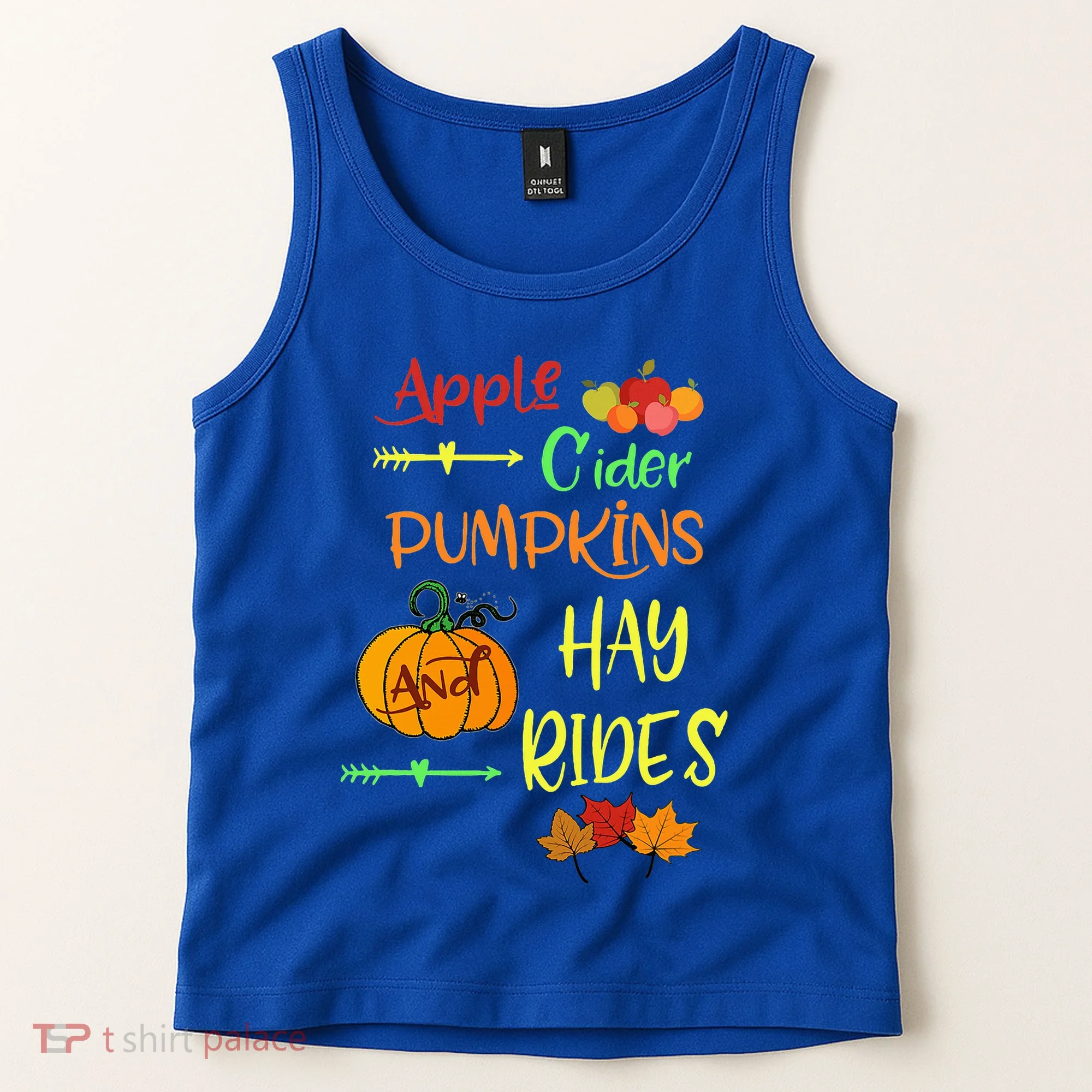 Apple Cider Pumpkins And Hayrides Cute Fall Tank Top