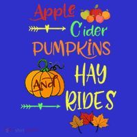 Apple Cider Pumpkins And Hayrides Cute Fall Tank Top thumb 6