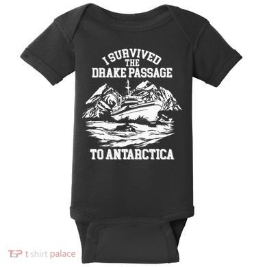 Antarctica Cruise Passage I Survived Antarctica Baby Bodysuit