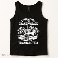 Antarctica Cruise Passage I Survived Antarctica Tank Top thumb 2