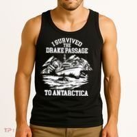 Antarctica Cruise Passage I Survived Antarctica Tank Top thumb 3