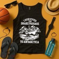 Antarctica Cruise Passage I Survived Antarctica Tank Top thumb 4