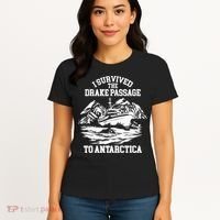 Antarctica Cruise Passage I Survived Antarctica Women's T-Shirt thumb 4