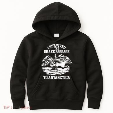 Antarctica Cruise Passage I Survived Antarctica Kids Hoodie