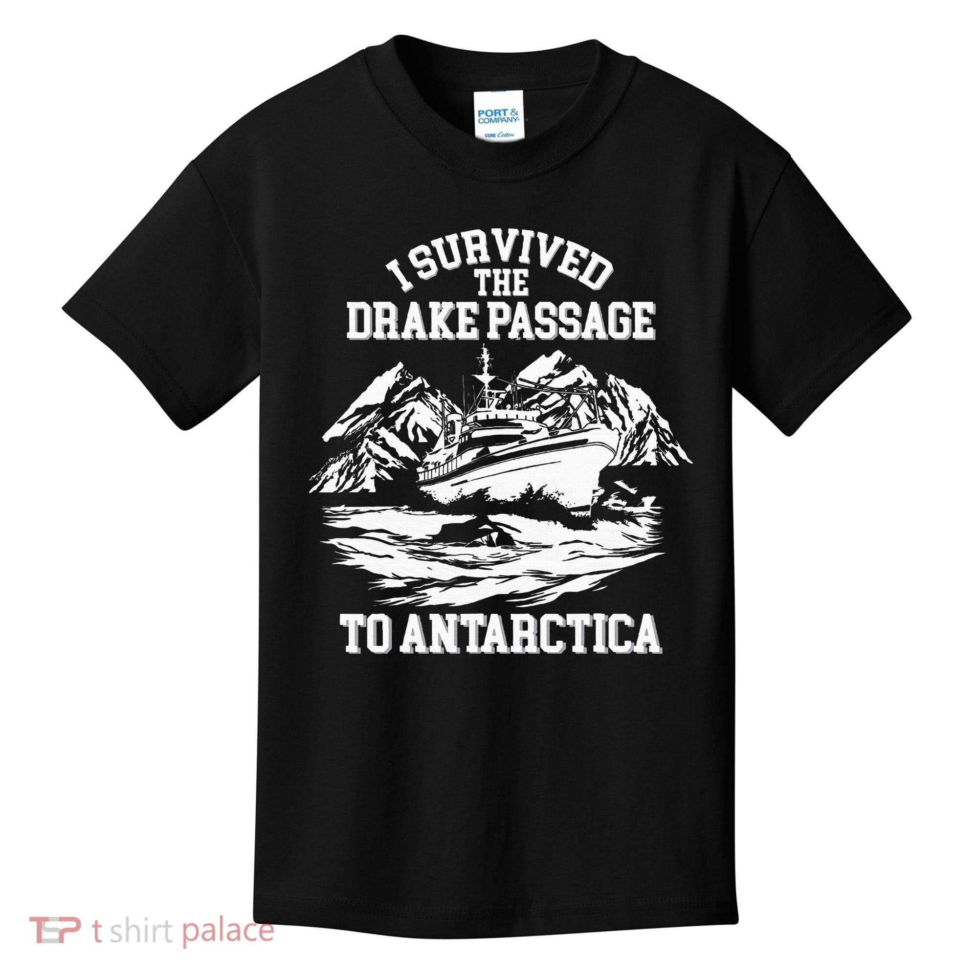 Antarctica Cruise Passage I Survived Antarctica Kids T-Shirt