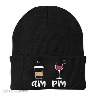 Am Coffee PM Wine Coffee Beanie