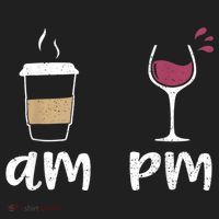 Am Coffee PM Wine Coffee Beanie thumb 2